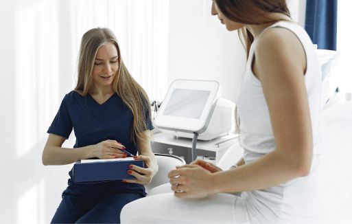 Prather-Bedwetting 2 Doctor and patient talking.