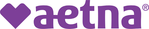 Prather-New Patient Center 2 Purple logo of a heart with text next to it reading 'Aetna'.